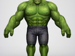 game ready superhero hulk 3D Models