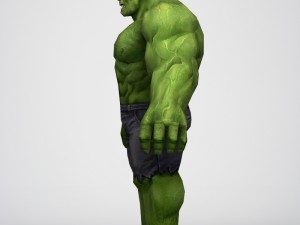 game ready superhero hulk Model 3D