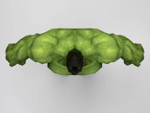game ready superhero hulk 3D Model