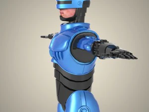 superhero robocop 3D Model