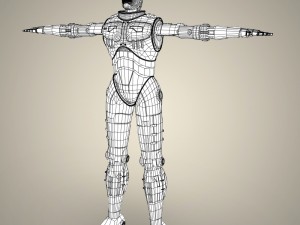 superhero robocop 3D Модель