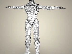 superhero robocop 3D Model