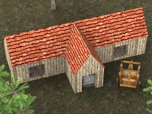 game ready old village 3Dモデル