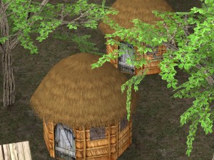 game ready old village 3Dモデル