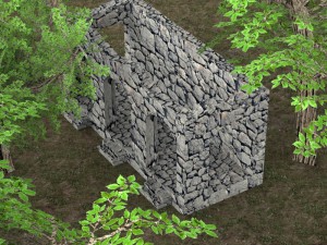 game ready old village 3Dモデル