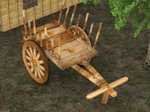game ready old village 3Dモデル