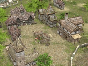 realistic village scene 3D Models