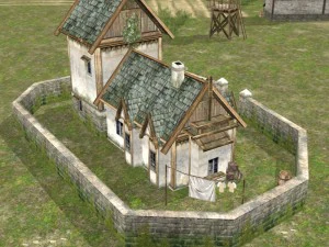 realistic village scene 3D Model
