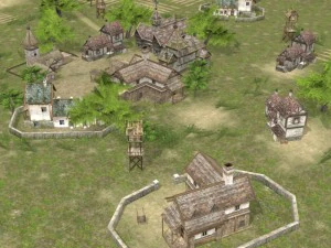 realistic village scene 3D Model