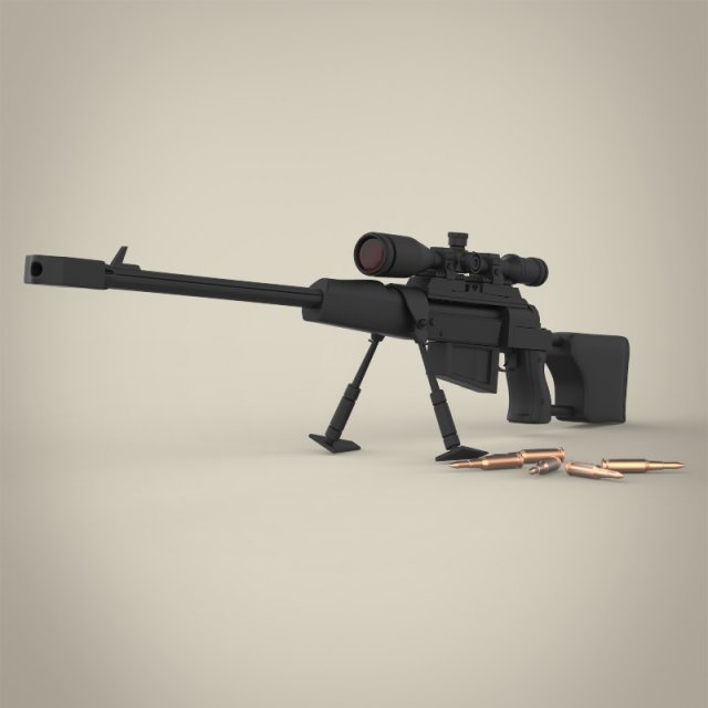 r4p3 sniper Modello 3D .c4d .max .obj .3ds .fbx .stl .blend 