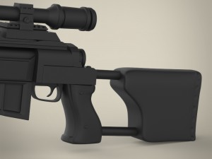 r4p3 sniper Modello 3D