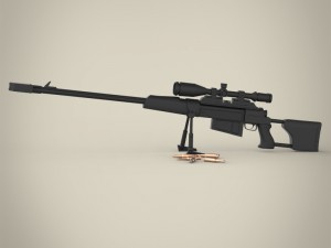 r4p3 sniper Modello 3D