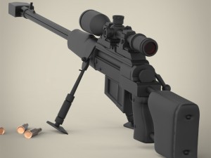 r4p3 sniper Modello 3D