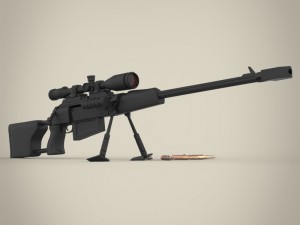 r4p3 sniper Modello 3D