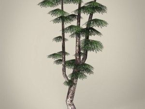 game ready tree collection 3D Модель