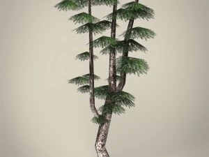 game ready tree collection 3D Model
