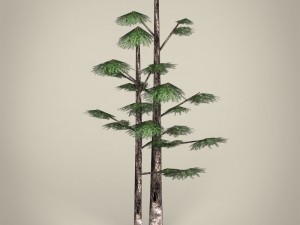 game ready tree collection 3D Модель