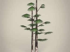 game ready tree collection 3D Model