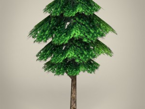 game ready tree collection 3D Модель