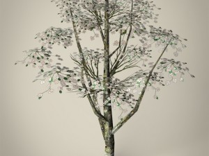 game ready tree collection 3D Модель