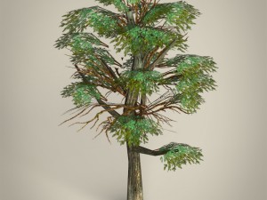 game ready tree collection 3D Модель