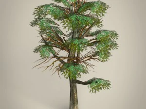 game ready tree collection 3D Model