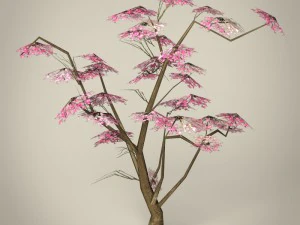 game ready tree collection 3D Model