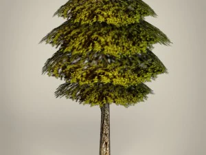 game ready tree collection 3D Model