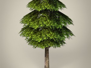 game ready tree collection 3D Модель