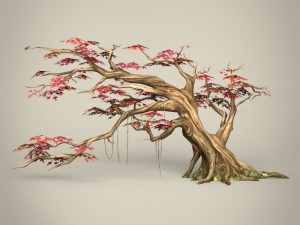 game ready maple tree collection 3D Model