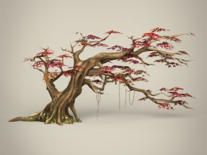 game ready maple tree collection 3D Model