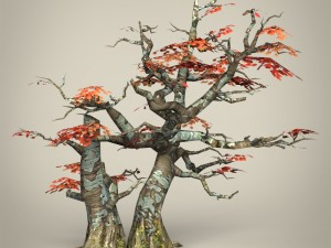 game ready maple tree collection 3D Model