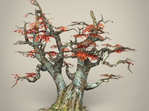 game ready maple tree collection 3D Model