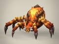 Game Ready Fantasy Spider 3D-Modell