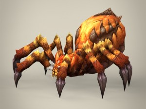 game ready fantasy spider 3D Model