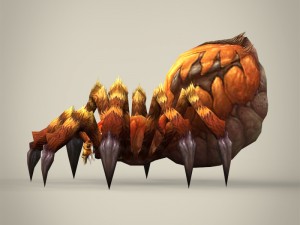 game ready fantasy spider 3D Model