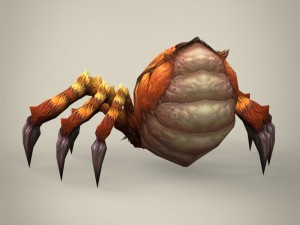 game ready fantasy spider 3D Model