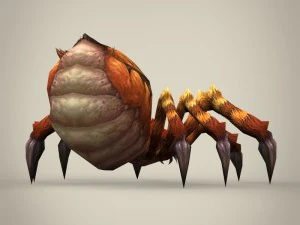 game ready fantasy spider 3D Model