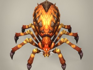 game ready fantasy spider 3D Model