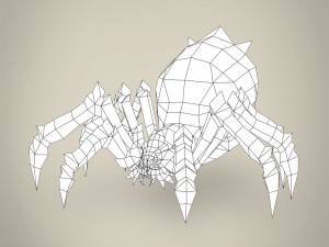 game ready fantasy spider 3D Model
