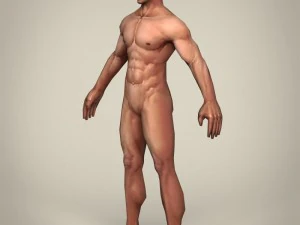 uomo realistico pronto per il gioco Modello 3D