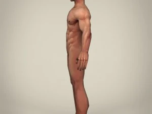 uomo realistico pronto per il gioco Modello 3D