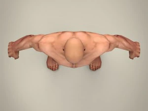 uomo realistico pronto per il gioco Modello 3D