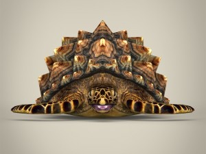 game ready mountain tortoise 3D Модель