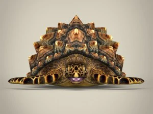 jogo pronto tartaruga da montanha Modelo 3D