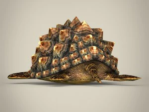 jogo pronto tartaruga da montanha Modelo 3D
