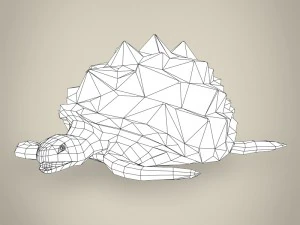 jogo pronto tartaruga da montanha Modelo 3D