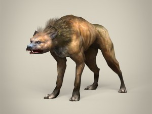 game ready fantasy hyena 3D Models