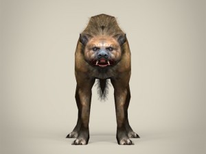 game ready fantasy hyena 3D-Modell