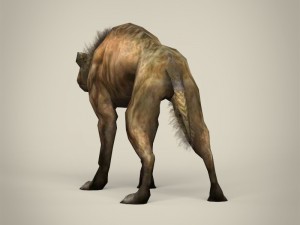 game ready fantasy hyena 3D-Modell